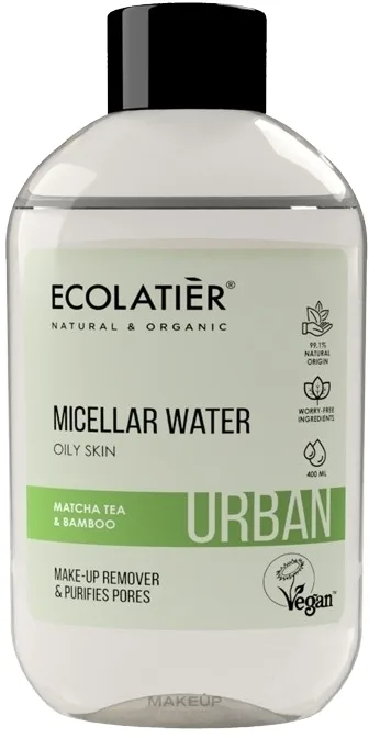 Ecolatier Urban мицеллярная вода Чай Матча и Бамбук для снятия макияжа для лица 400 мл