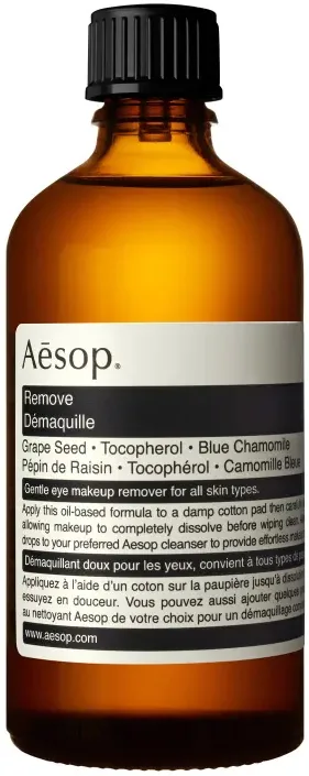 Aesop Remove средство для снятия макияжа с глаз 60 мл, масляный деликатный ремувер, масло виноградных косточек и ромашка