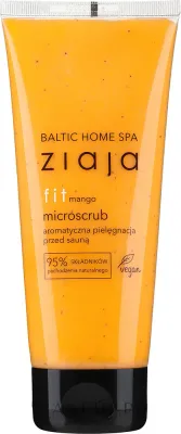 Скраб для тела Ziaja Baltic Home Spa FIT Microscrub перед сауной, манго, 190 мл