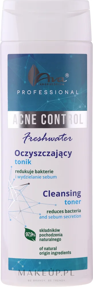 Очищающий тоник AVA Laboratorium Acne Control с цинком PCA и чайным деревом, 250 мл, для проблемной кожи