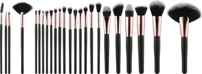 Набор профессиональных кистей для макияжа Tools For Beauty чёрный 24 шт