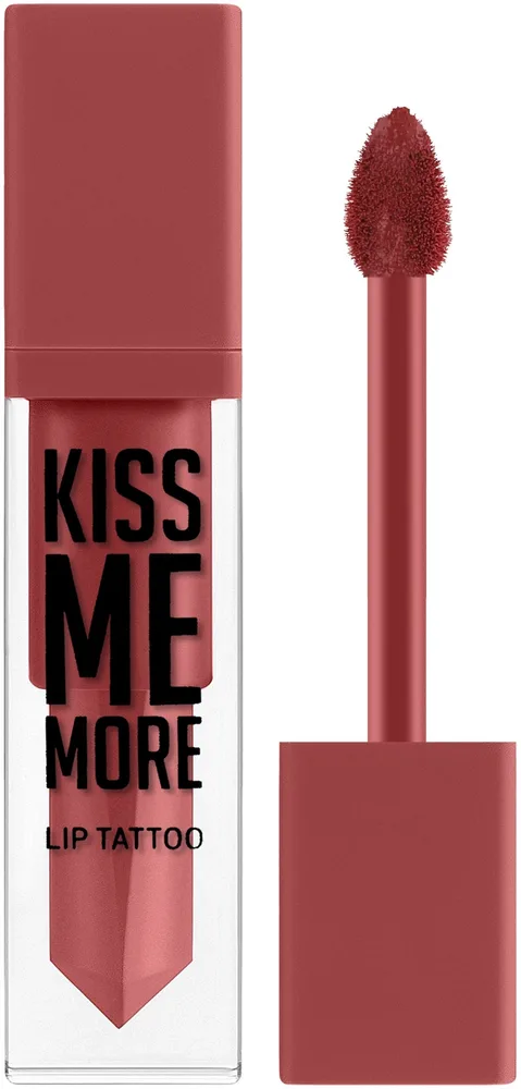 Жидкая помада для губ Flormar Kiss Me More Lip Tattoo, оттенок 21 - Naive