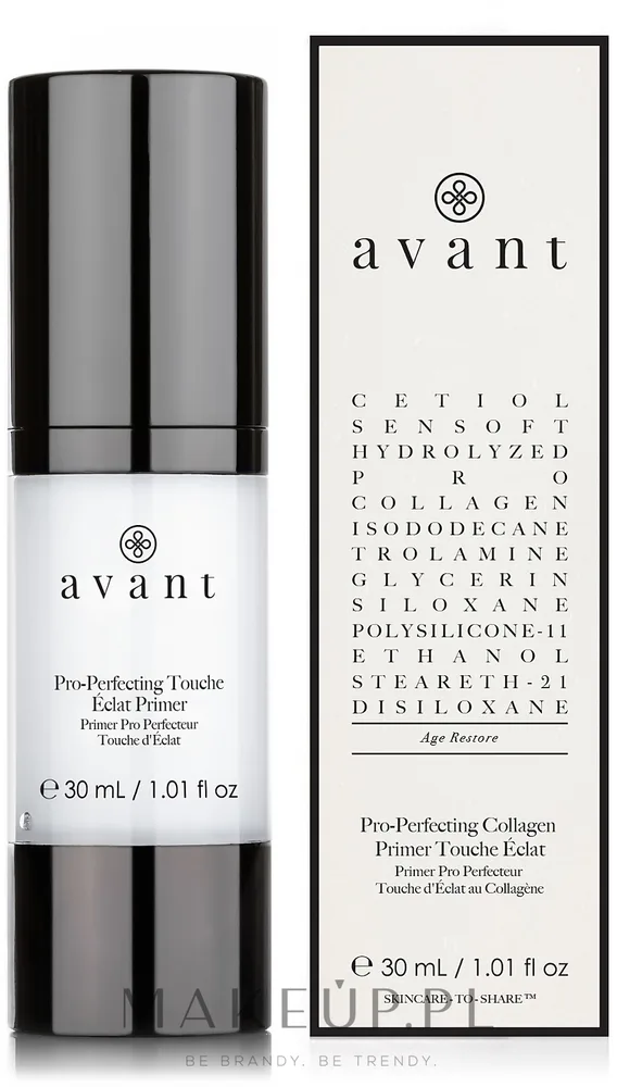 База под макияж Avant Pro Perfecting Collagen Touche Eclat Primer коллагеновая, продлевает стойкость макияжа, 30 мл