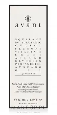 Крем для лица Avant Satin-Soft Imperial Polyglutamic Acid увлажняющий 50 мл