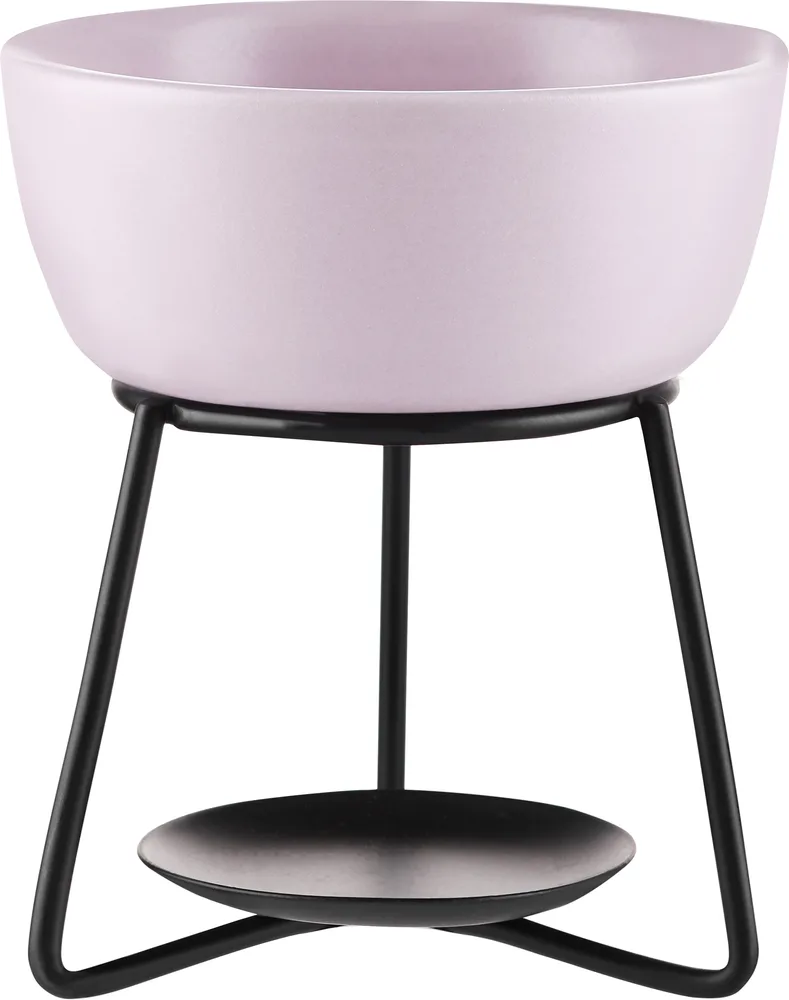 Аромалампа для воска Yankee Candle Grey Lilac Pebble Wax Melt Warmer серо-сиреневая, 1 шт