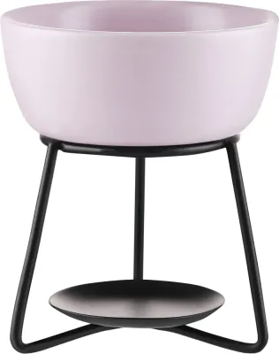 Аромалампа для воска Yankee Candle Grey Lilac Pebble Wax Melt Warmer серо-сиреневая, 1 шт