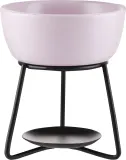 Аромалампа для воска Yankee Candle Grey Lilac Pebble Wax Melt Warmer серо-сиреневая, 1 шт — фото 1