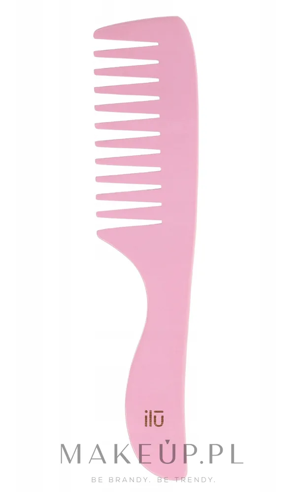 Гребень для волос Ilu Bamboo Hair Comb Pink Flamingo бамбук розовый