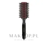 Круглая щётка для волос Lussoni Hair Brush Natural Style 38 мм буковая ручка — фото 1