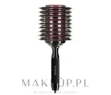Круглая щётка для волос Lussoni Hair Brush Natural Style 65 мм буковая ручка — фото 1