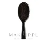 Овальная щётка для волос Lussoni Hair Brush Natural Style Oval буковая ручка — фото 1