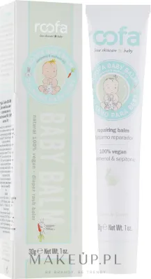 Roofa Roofa Vegan Baby Balm Panthenol & Sepitonic - Восстанавливающий бальзам для тела для новорождённых с пантенолом