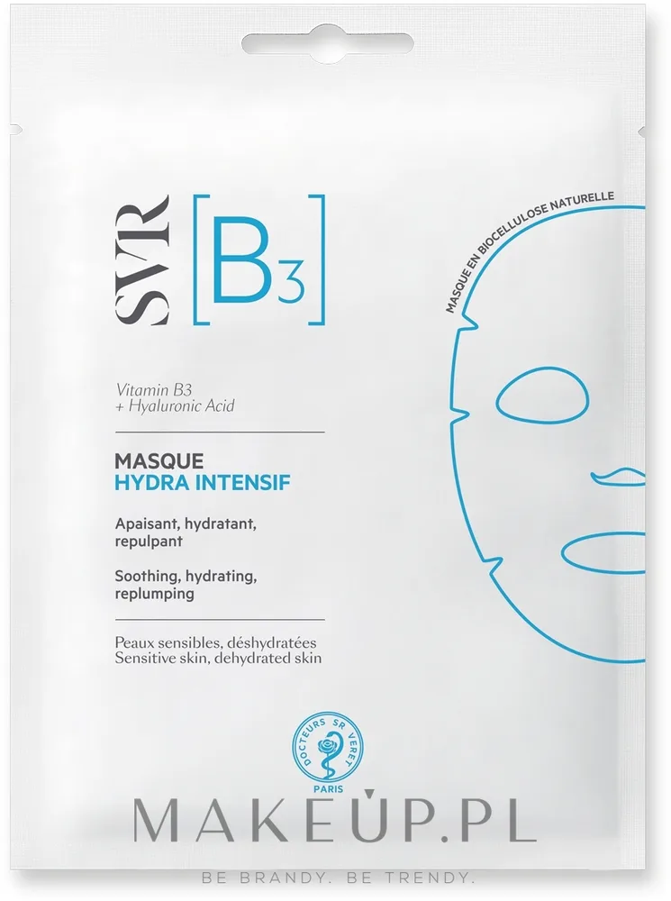 Увлажняющая тканевая маска для лица SVR [B3] Intensive Hydra Mask, 12 мл