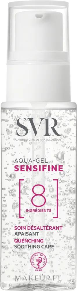 Успокаивающий гель для лица SVR Sensifine Aqua-Gel с алоэ и пантенолом для чувствительной кожи 40 мл