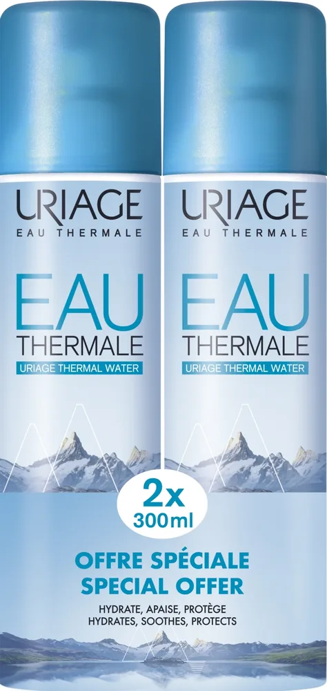 Термальная вода Uriage Eau Thermale, набор 2 x 300 мл