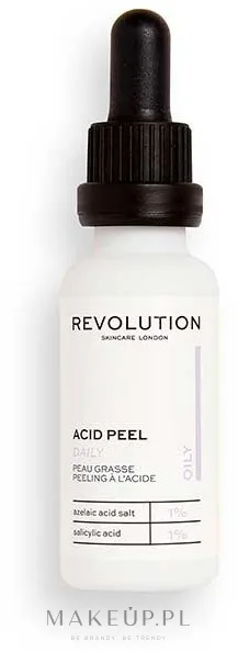 Revolution Skincare Peeling Solution For Oily Skin пилинг для лица кислотный с салициловой и азелаиновой кислотой для жирной кожи 30 мл