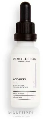Revolution Skincare Peeling Solution For Oily Skin пилинг для лица кислотный с салициловой и азелаиновой кислотой для жирной кожи 30 мл
