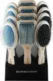 Набор щёток для волос Olivia Garden Eco Hair Paddle Collection 12 шт бамбук — фото 1