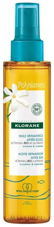 Масло после загара Klorane Polysianes с таману и монои 150 мл