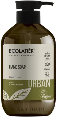 Жидкое мыло для рук Ecolatier Urban Liquid Soap алоэ и миндальное молочко, 400 мл