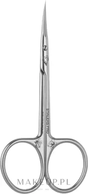 Ножницы для кутикулы Staleks Pro Exclusive SX-22/1m профессиональные, из хирургической стали, с гравировкой магнолии, 1 шт