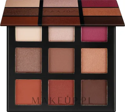 Палетка теней для век NoUBA Eyeshadow Palette, матовые и металлические оттенки, с зеркальцем, 15,3 г