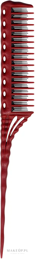 Расчёска для волос Y.S.Park Professional 150 Tail Comb красная