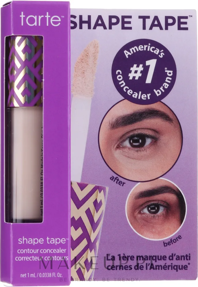 Tarte Cosmetics Mocno kryjący korektor do twarzy w rozmiarze podróżnym - Корректор для лица Tarte Shape Tape Contour мини-формат, оттенок 29N - Light-medium