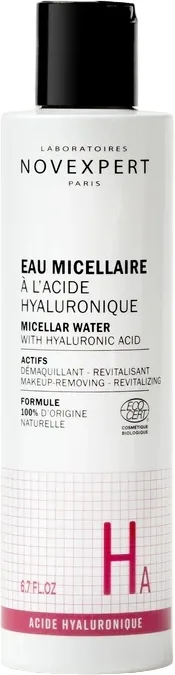 Novexpert Hyaluronic Acid мицеллярная вода с гиалуроновой кислотой веганская для лица 200 мл, оттенок 200 мл NEW