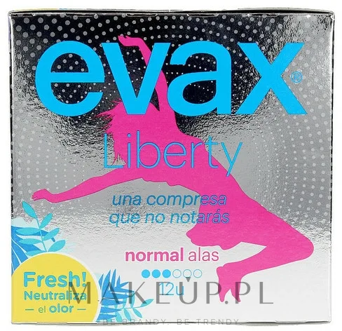 Прокладки гигиенические Evax Liberty Normal, с крылышками, 12 шт