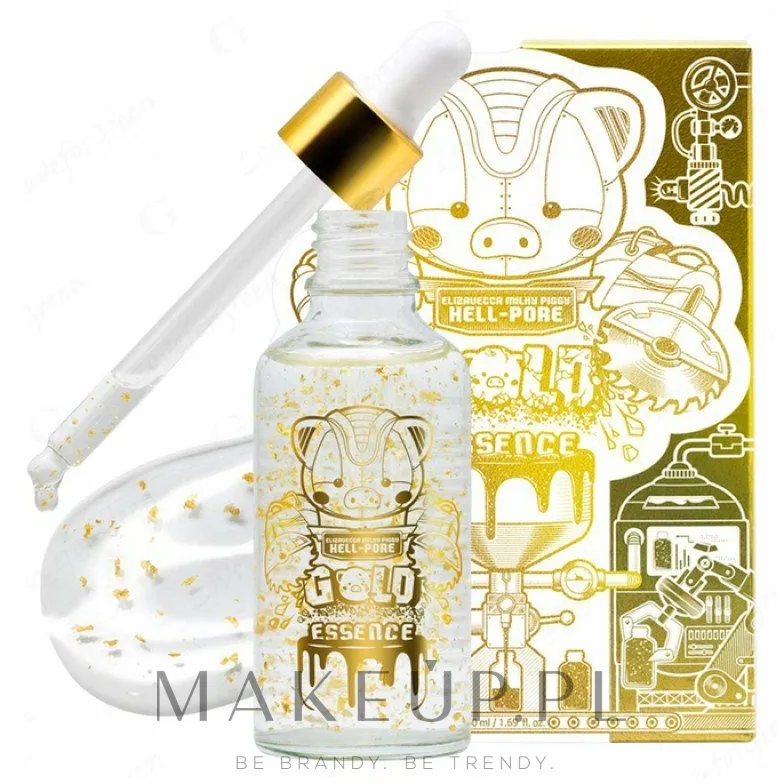 Эссенция-сыворотка для лица Elizavecca Hell-Pore Gold с частицами золота 24К 50 мл