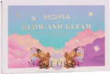 Палетка теней для век Moira Glow And Gleam Shadow Palette 14 оттенков — фото 4