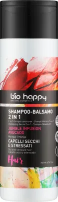 Шампунь и кондиционер 2 в 1 Bio Happy Jungle Infusion Mango Conditioning Shampoo, с манго, для волос, 200 мл