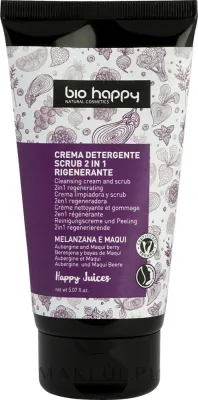 Скраб для лица Bio Happy Regenerating Scrub Cleansing Cream очищающий, 2 в 1, 150 мл
