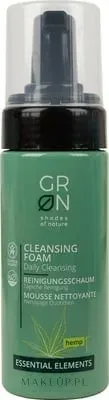 GRN Essential Elements Hemp Cleansing Foam очищающая пенка для умывания лица с конопляным маслом, 150 мл