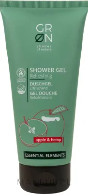 Гель для душа с экстрактом яблока и конопли GRN Essential Elements Apple & Hemp Shower Gel, 200 мл