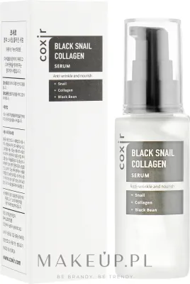 Сыворотка для лица Coxir Black Snail Collagen с муцином улитки и коллагеном 50 мл