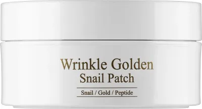 Патчи под глаза The Skin House Wrinkle Golden Snail EGF Patch гидрогелевые, с золотом и муцином улитки, 60 шт