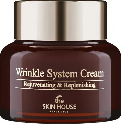 The Skin House Wrinkle System Cream крем для лица с коллагеном против морщин для зрелой кожи 50 мл