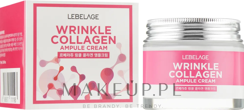 Lebelage Wrinkle Collagen Ampule Cream крем для лица с коллагеном против морщин увлажняющий корейская косметика 70 мл