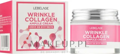 Lebelage Wrinkle Collagen Ampule Cream крем для лица с коллагеном против морщин увлажняющий корейская косметика 70 мл