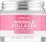 Lebelage Wrinkle Collagen Ampule Cream крем для лица с коллагеном против морщин увлажняющий корейская косметика 70 мл — фото 2
