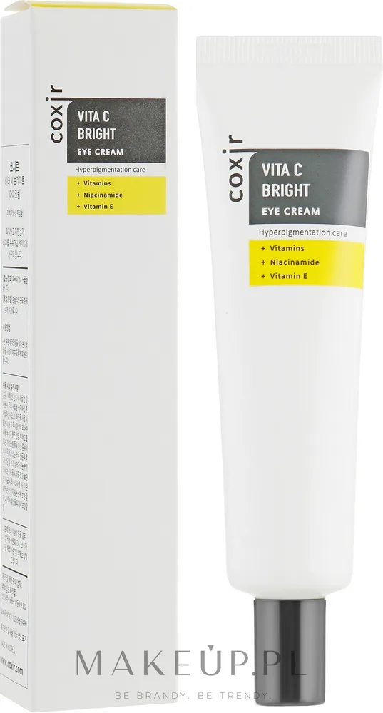 Крем для кожи вокруг глаз Coxir Vita C Bright Eye Cream осветляющий, с витаминами A, C, E и B3, 30 мл