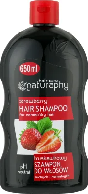 Шампунь Naturaphy клубничный с экстрактом листьев оливы 650 мл