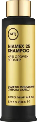 Шампунь MTJ Cosmetics Niamex 25 с активатором роста для всех типов волос, 200 мл