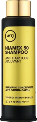 Шампунь MTJ Cosmetics Niamex 50 для ослабленных и выпадающих волос, 200 мл