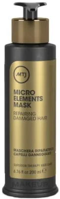 Маска для волос MTJ Cosmetics Microelements регенерирующая, для повреждённых волос, микроэлементы и годжи, 200 и 400 мл