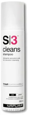Шампунь Napura S3 Cleans для жирной кожи головы и волос