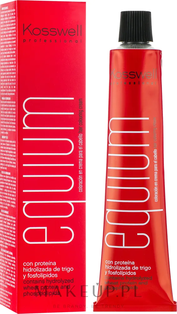 Краска для волос Kosswell Professional Equium Color профессиональная, 60 мл, оттенок 4.88 - Intense Dark Chocolate