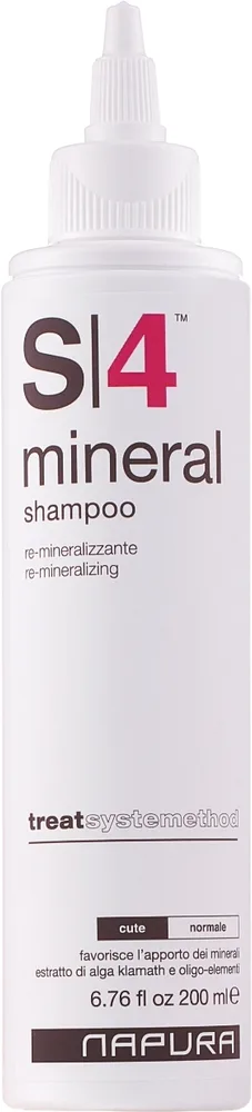 Шампунь Napura S4 Mineral с минеральным комплексом и спирулиной